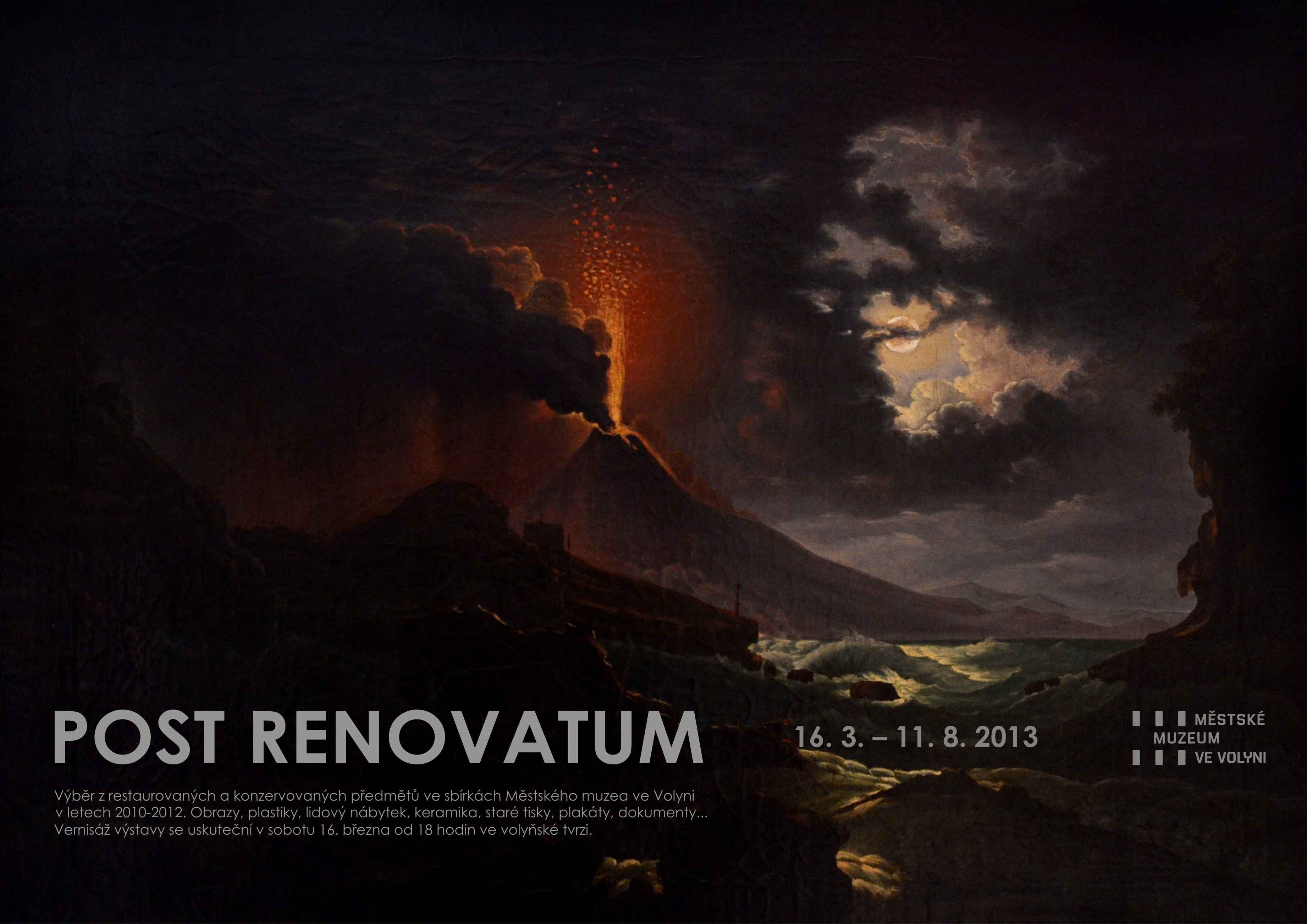 Sobotní vernisáž restaurátorské výstavy Post renovatum